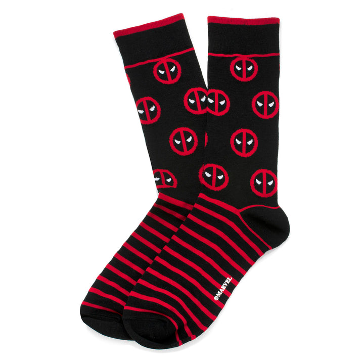 Deadpool Stripe Black Socks Image 2