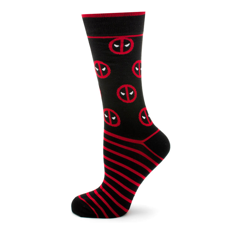 Deadpool Stripe Black Socks Image 1