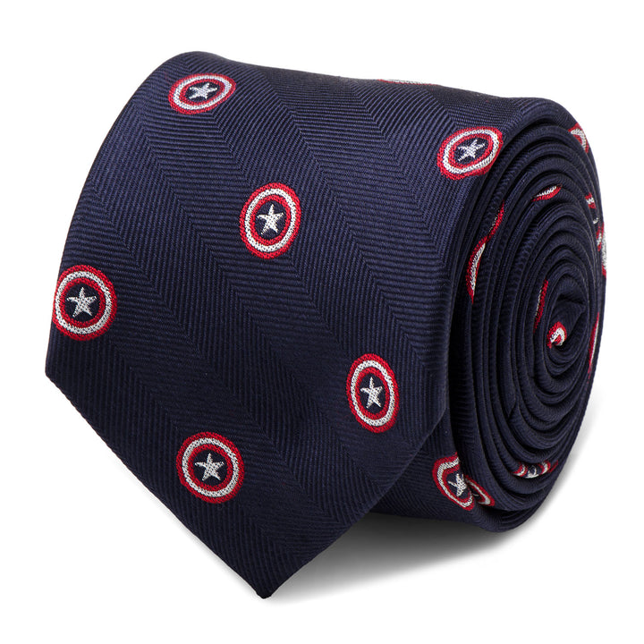Father and Son Captain America Necktie Gift Set Image 2