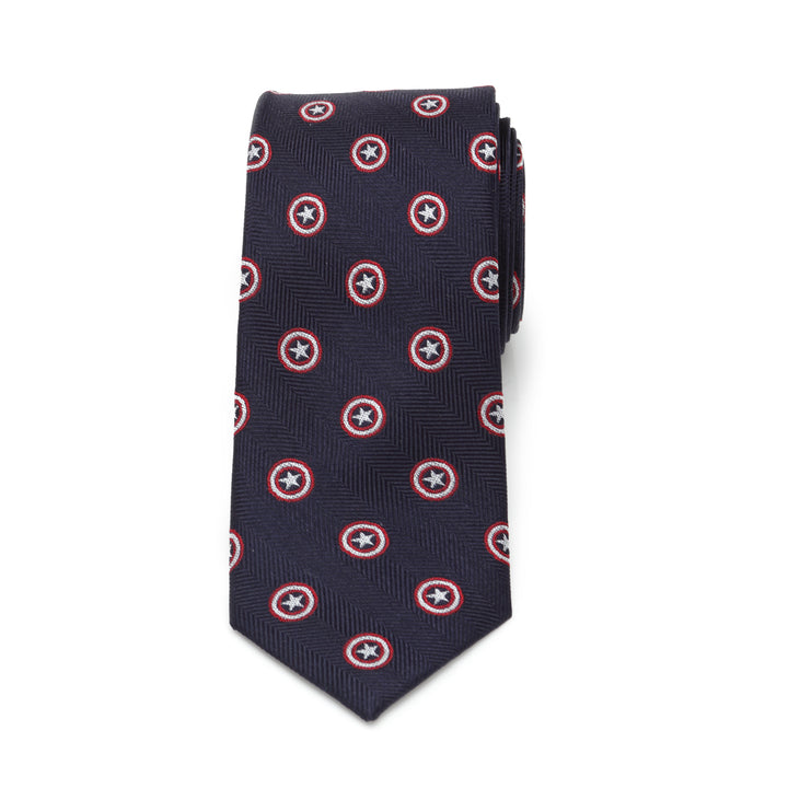 Father and Son Captain America Necktie Gift Set Image 5