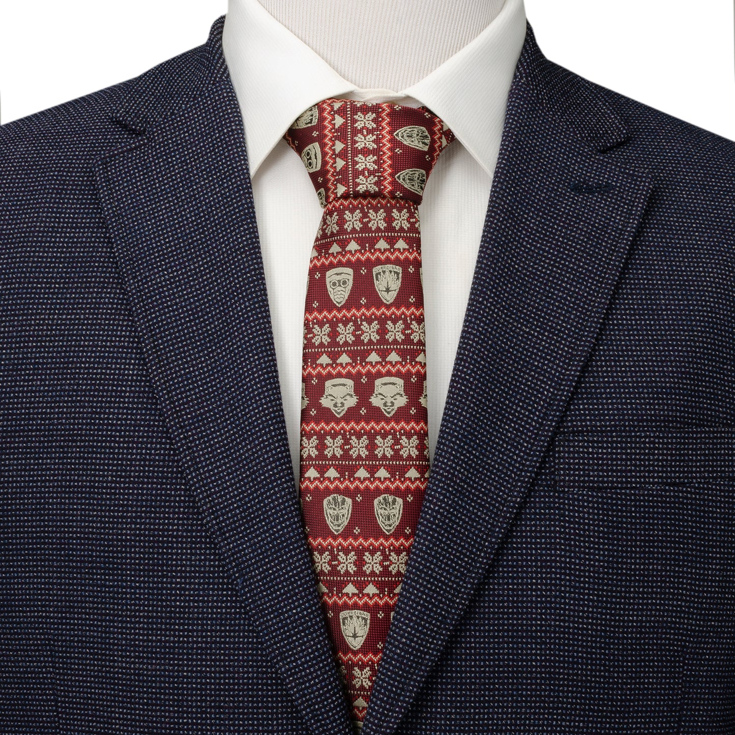 Guardians of the Galaxy Fair Isle Red Men's Tie Image 2