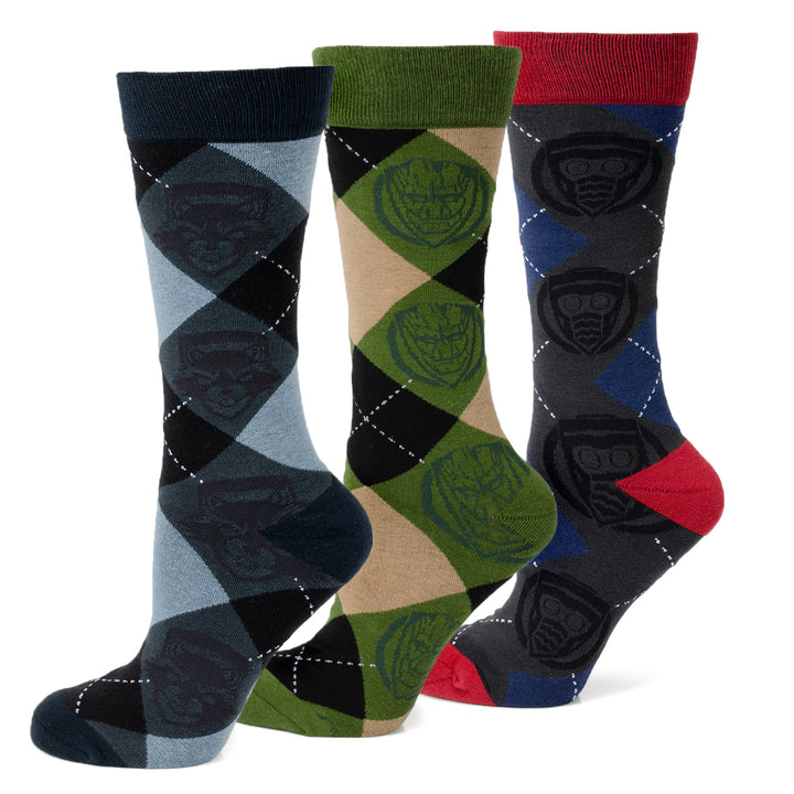 Guardians of the Galaxy Argyle Sock 3 Pack Image 1
