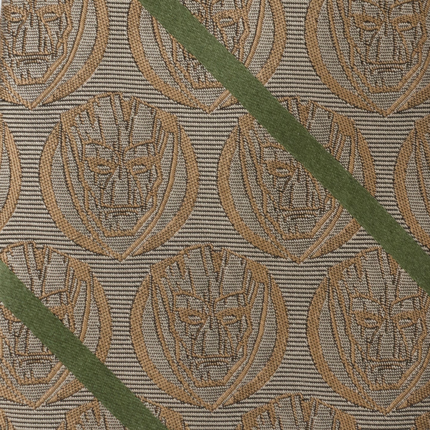 Groot Tan Striped Men's Tie Image 5