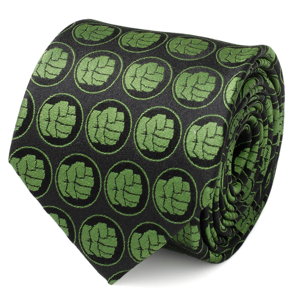 Hulk Black Men's Tie Image 1