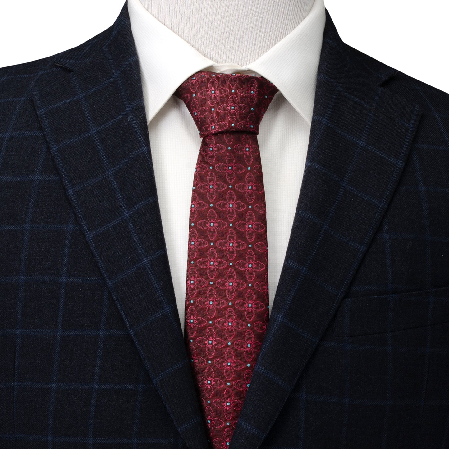 Iron Man Burgundy Multi Men's Tie Image 2