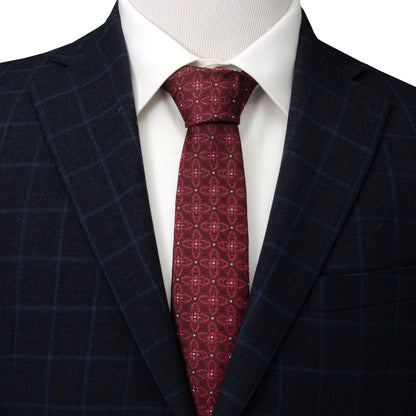 Iron Man Burgundy Multi Men's Tie Image 2