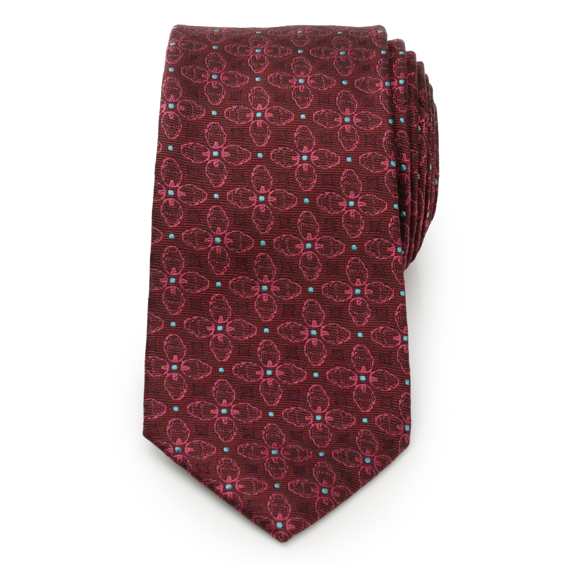 Iron Man Burgundy Multi Men's Tie Image 3