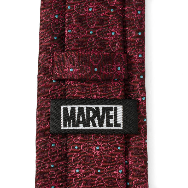 Iron Man Burgundy Multi Men's Tie Image 5
