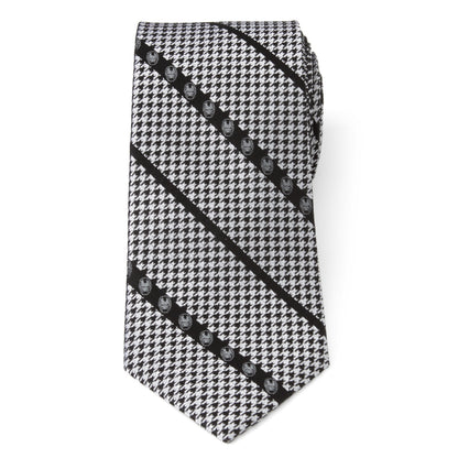 Iron Man Houndstooth Black Men's Tie Image 3