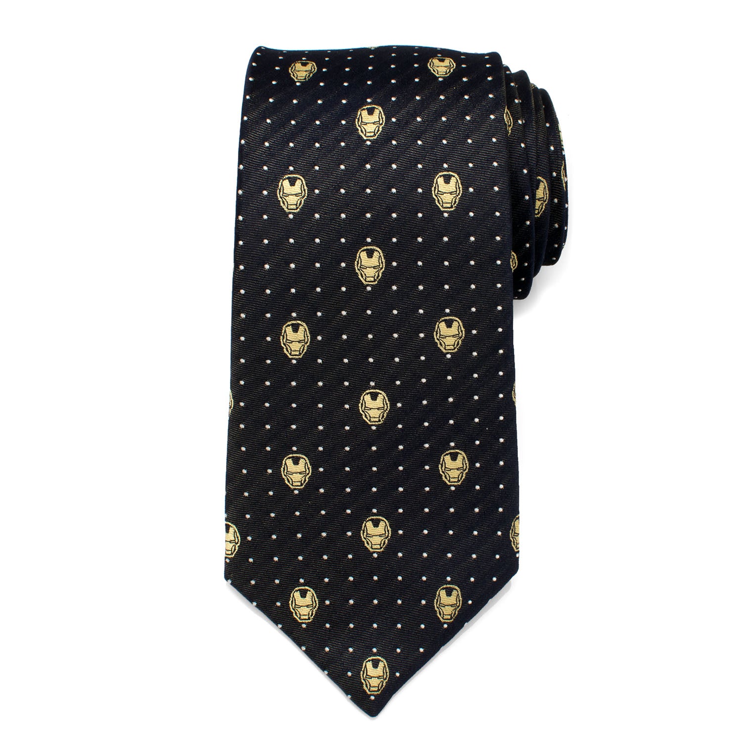 Iron Man Gray Dot Tie Image 3