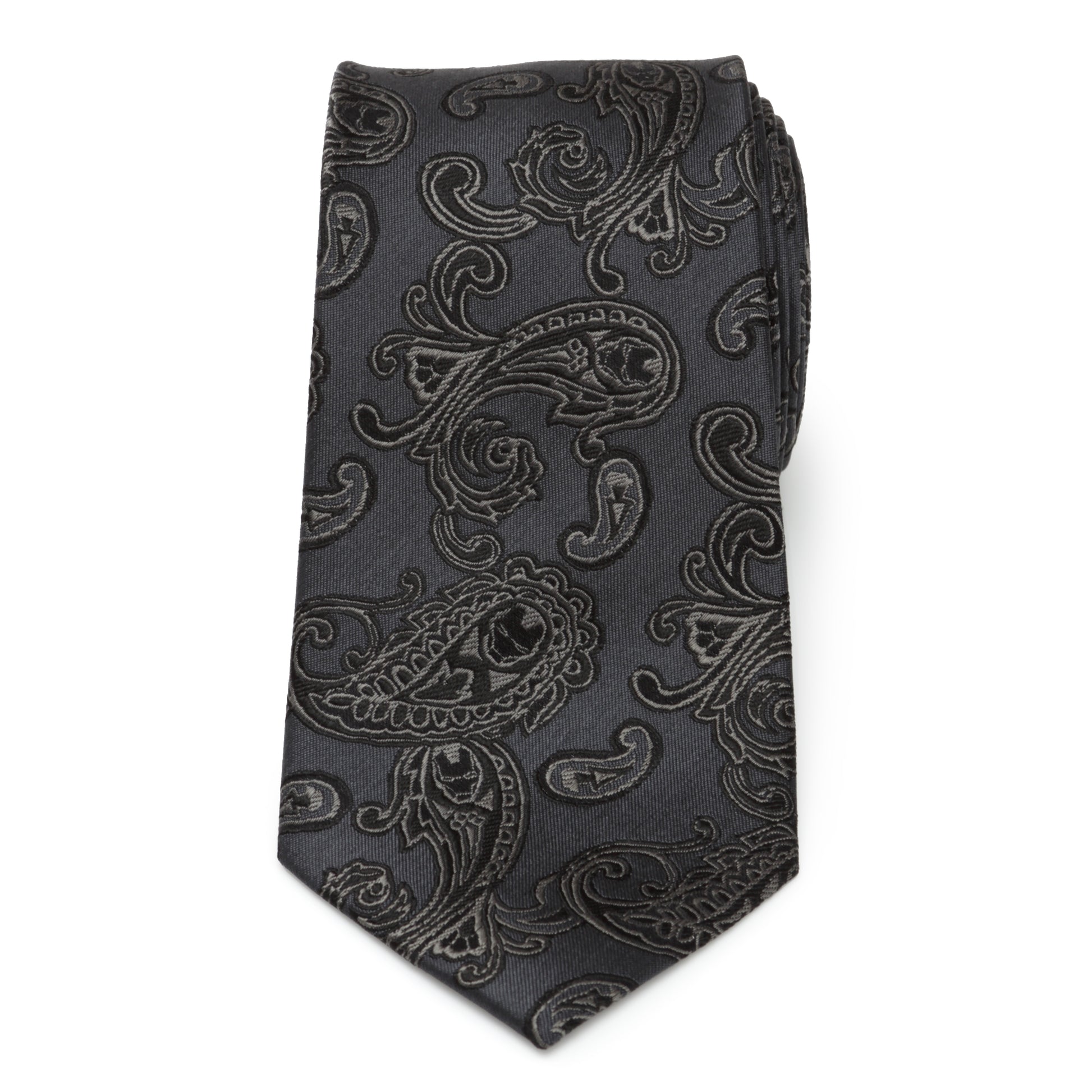 Iron Man Paisley Men's Tie Image 3