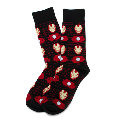 Iron Man Stripe Black Socks Image 2