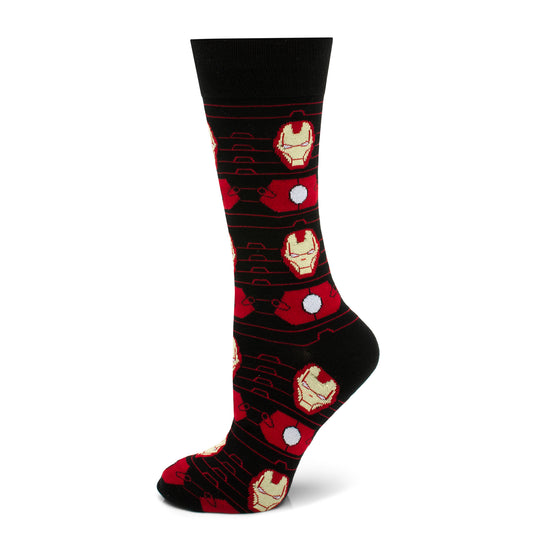 Iron Man Stripe Black Socks Image 1