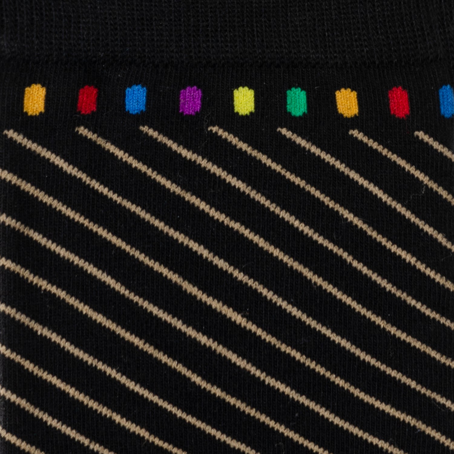 Infinity Stone Stripe Black Stripe Socks Image 3