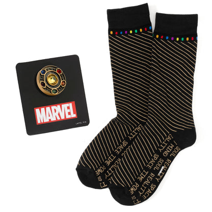 Infinity Stone Stripe Black Gift Set Image 1