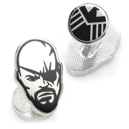 Nick Fury Silver Cufflinks Image 2