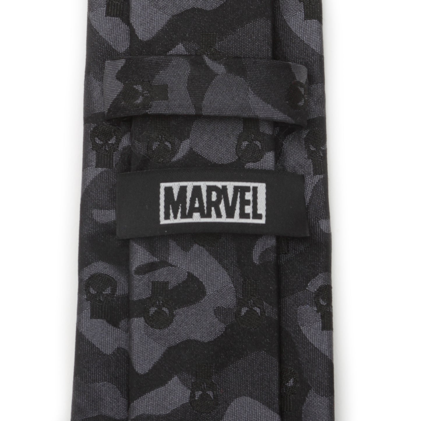 The Punisher Camo Black Silk Men's Tie Image 4