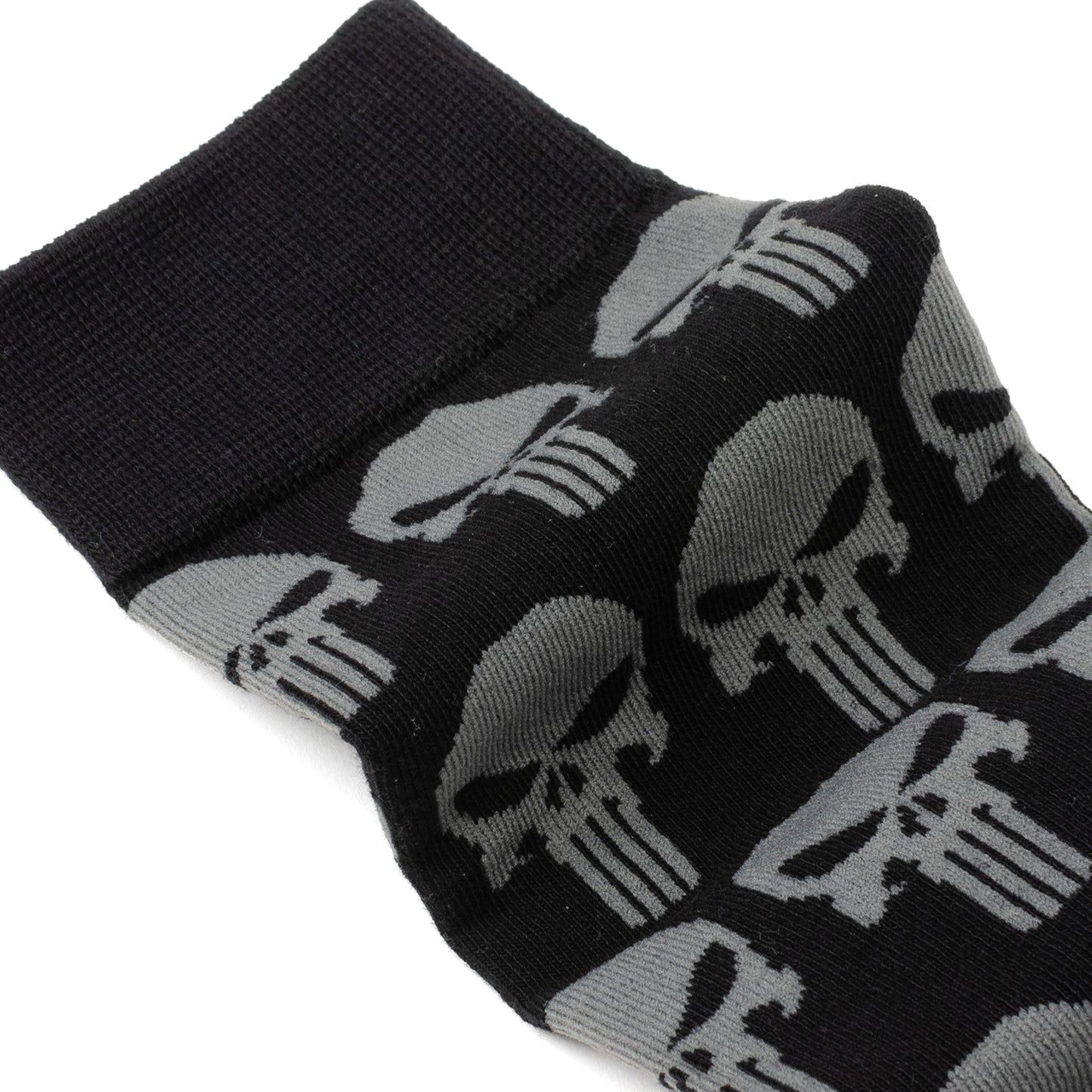 Punisher Black Socks and Silver Lapel Pin Gift Set Image 2