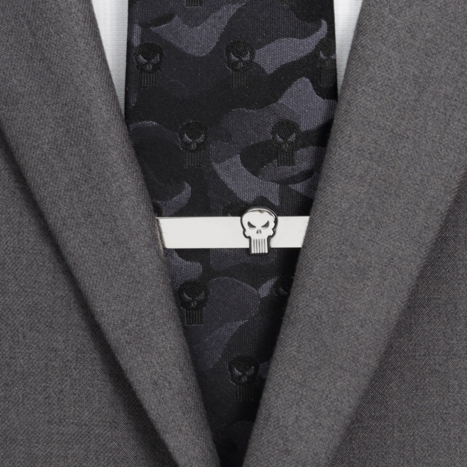 The Punisher Silver Tie Bar Image 2