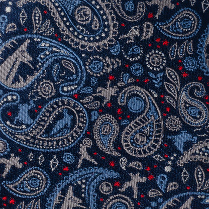 Avengers Blue Multi Paisley Men's Tie Image 4