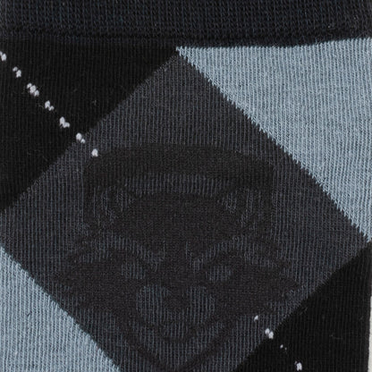 Rocket Argyle Blue Men's Socks Image 3