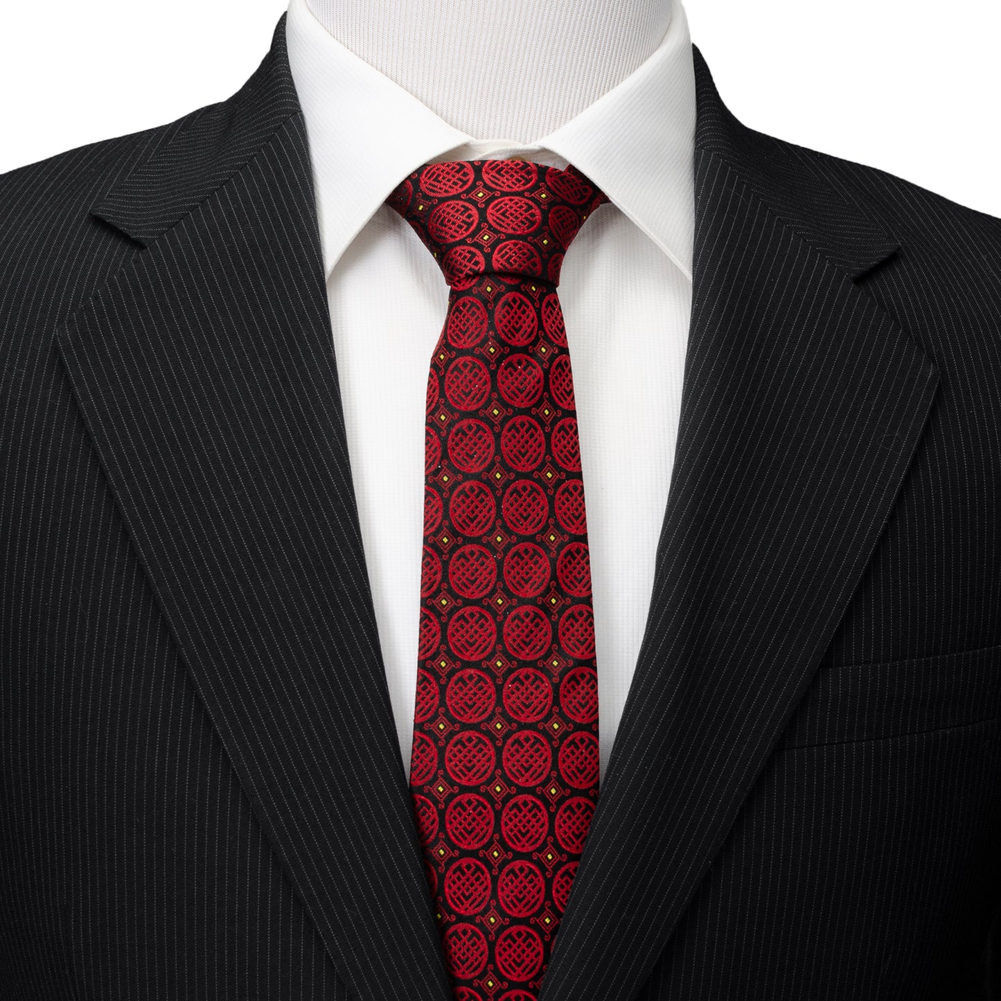 Shang-Chi Red Men's Tie Image 2