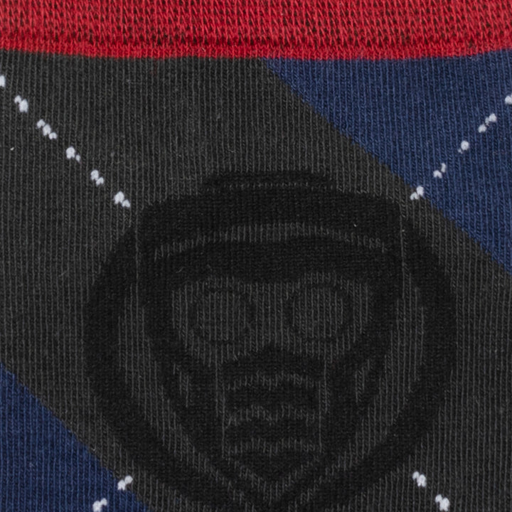 Star-Lord Charcoal Argyle Men's Socks Image 3