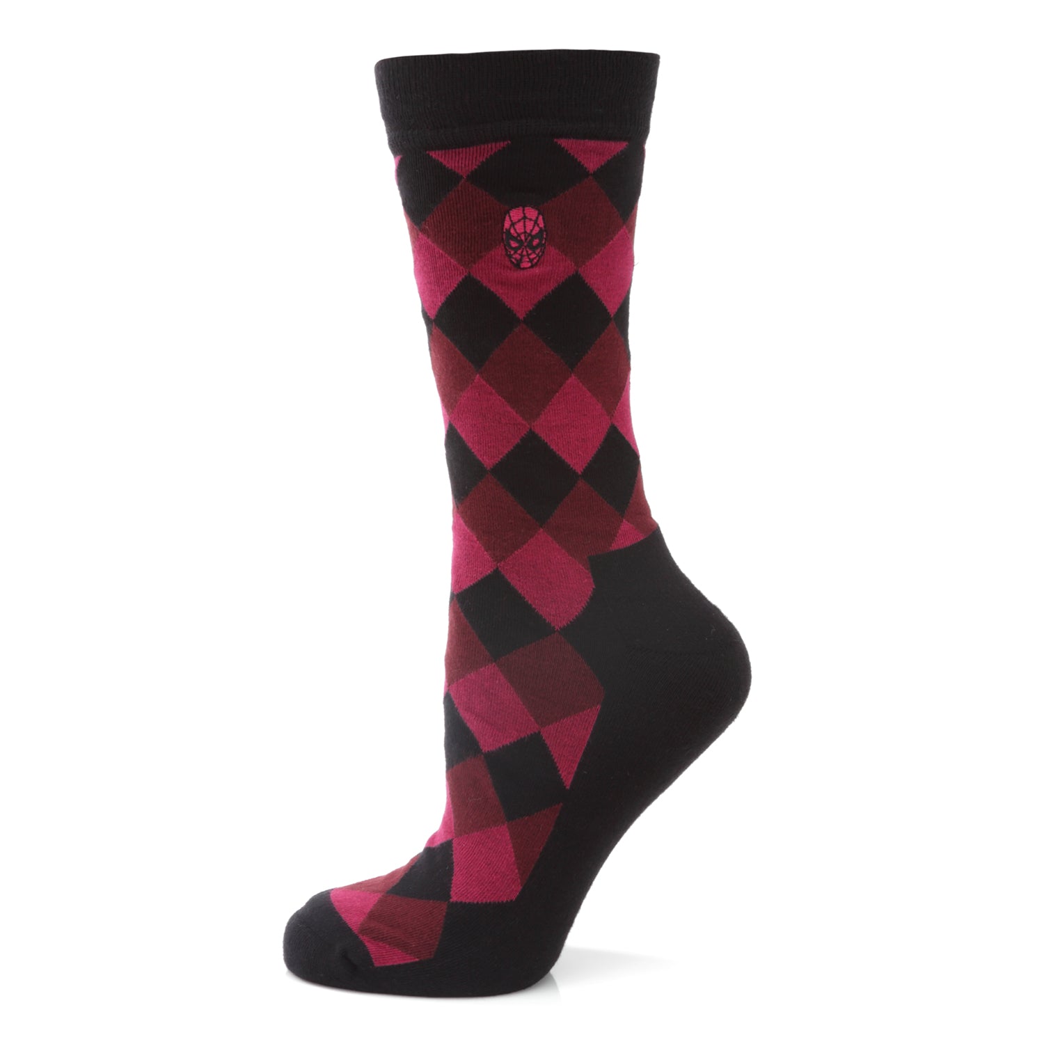 Spider-Man Argyle Red Men's Socks Image 1