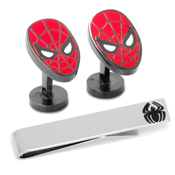 Spider-Man Cufflinks and Tie Bar Gift Set Image 1