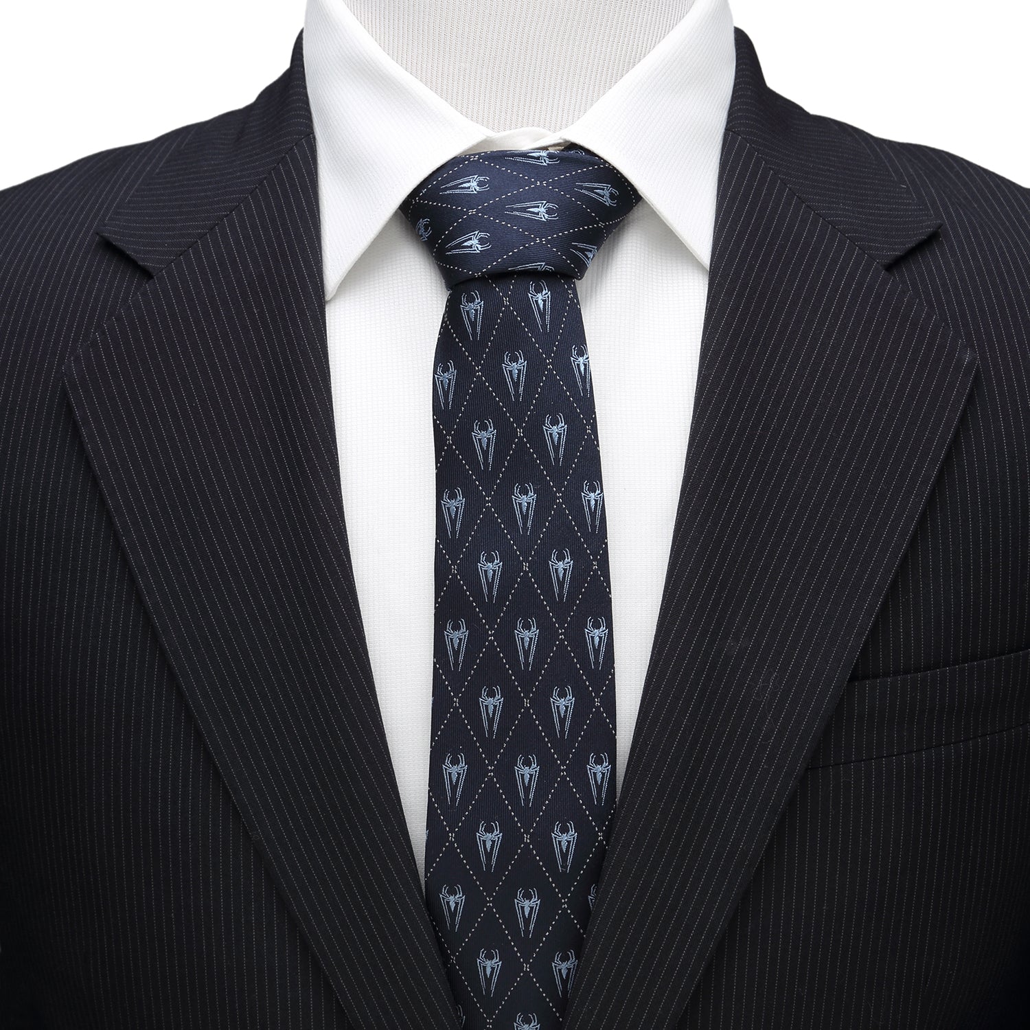 Spider-Man Diamond Navy Men's Tie Image 2