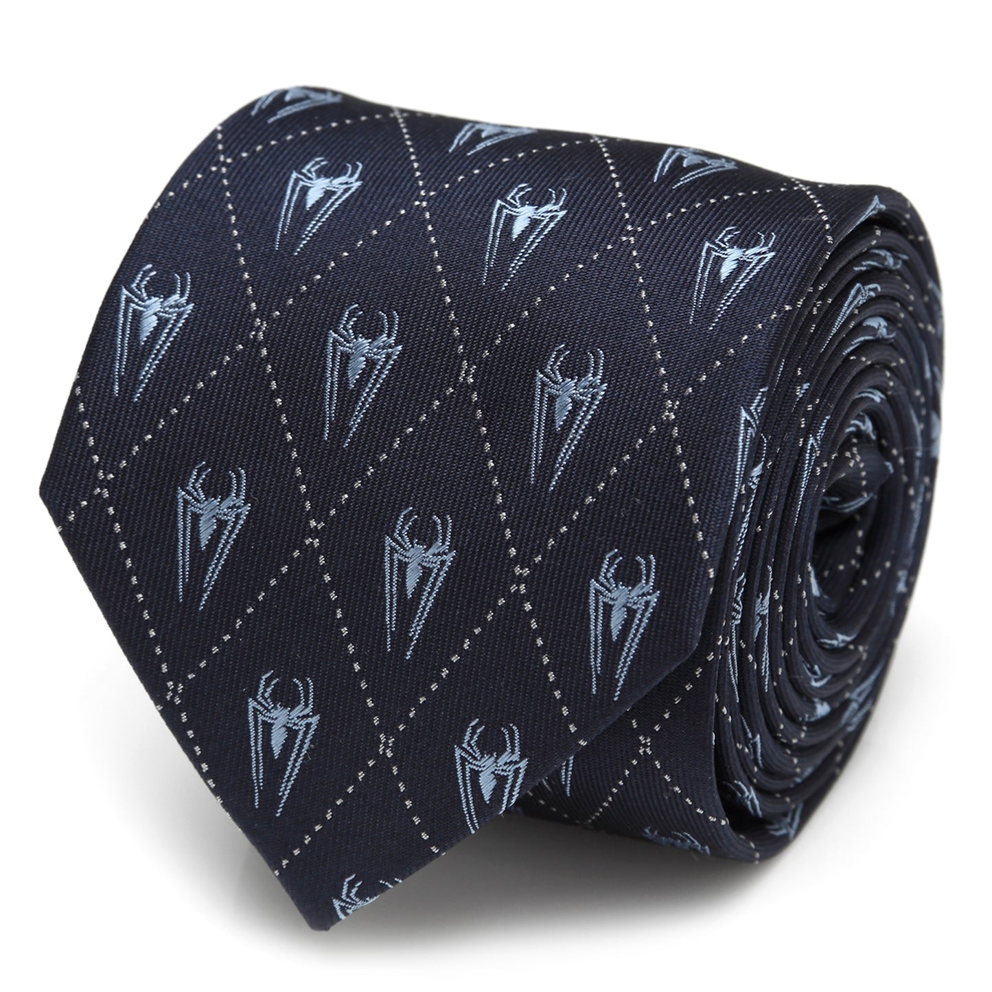 Spider-Man Diamond Navy Men's Tie Image 1