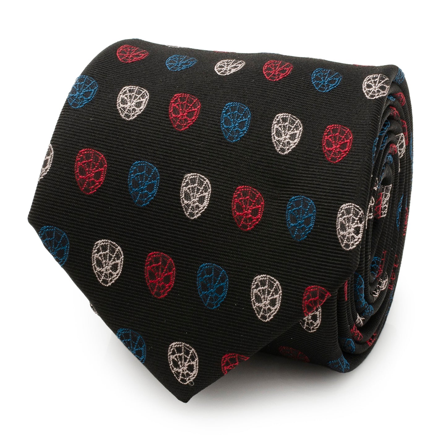 Spider-Man Black Multi Men's Tie Image 1