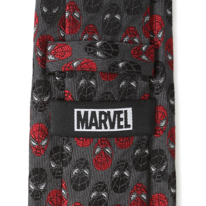 Spider-Man Chevron Red Black Men's Tie Image 4