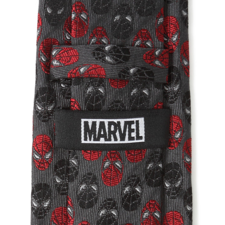 Spider-Man Chevron Red Black Men's Tie Image 4