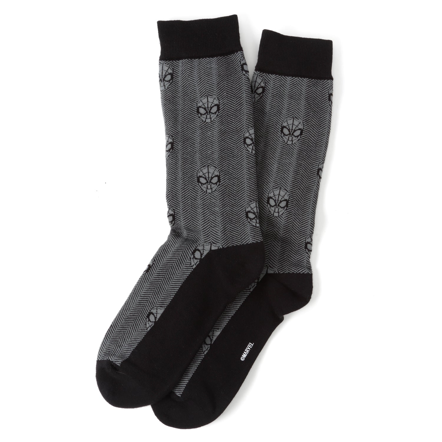 Spider-Man Herringbone Black Socks Image 2