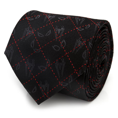 Spider-Man Eyes Diamond Men's Tie Image 1