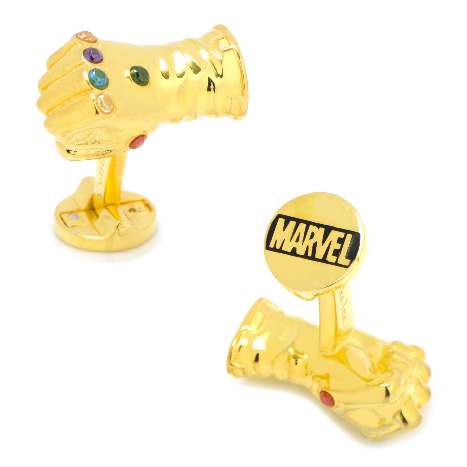 3D Thanos Infinity Gauntlet Cufflinks Image 1