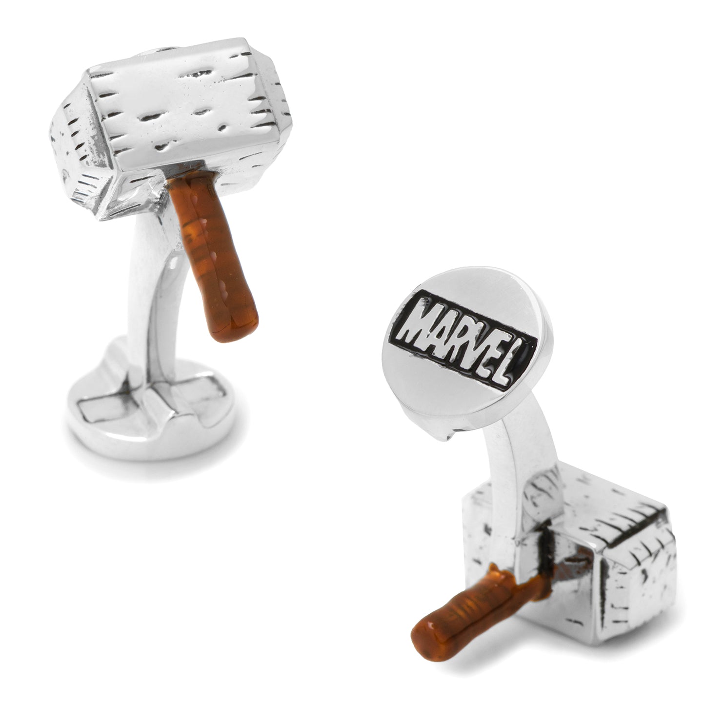 3D Thor Hammer Cufflinks Image 1