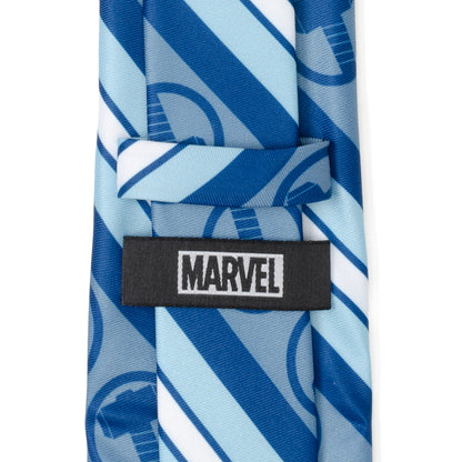 Thor Blue Striped Men's Tie Image 5