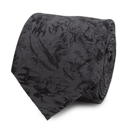 Venom Dark Gray Action Men's Tie Image 3