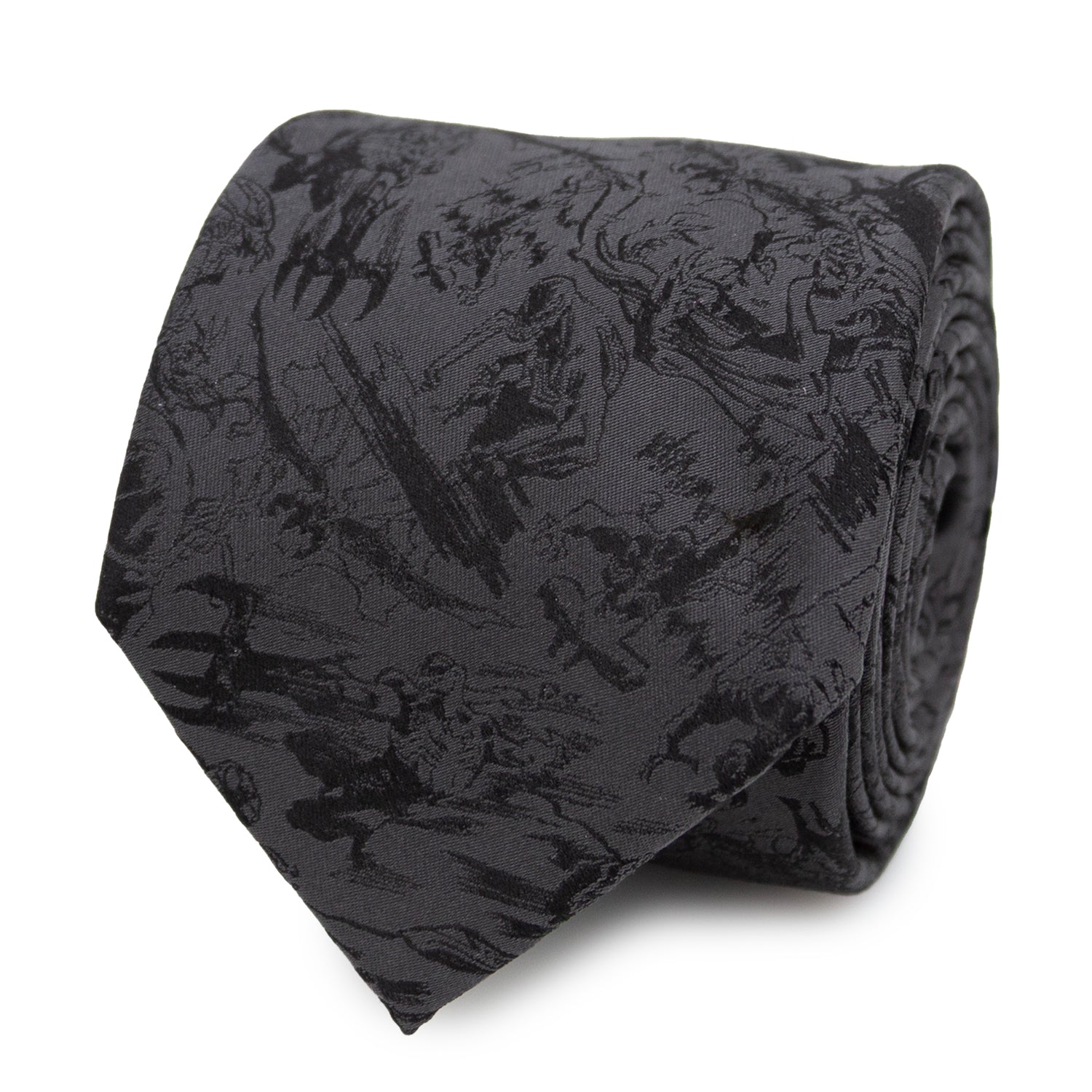 Venom Dark Gray Action Men's Tie Image 3