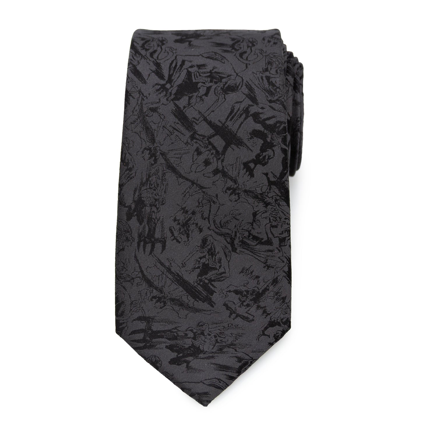 Venom Dark Gray Action Men's Tie Image 4