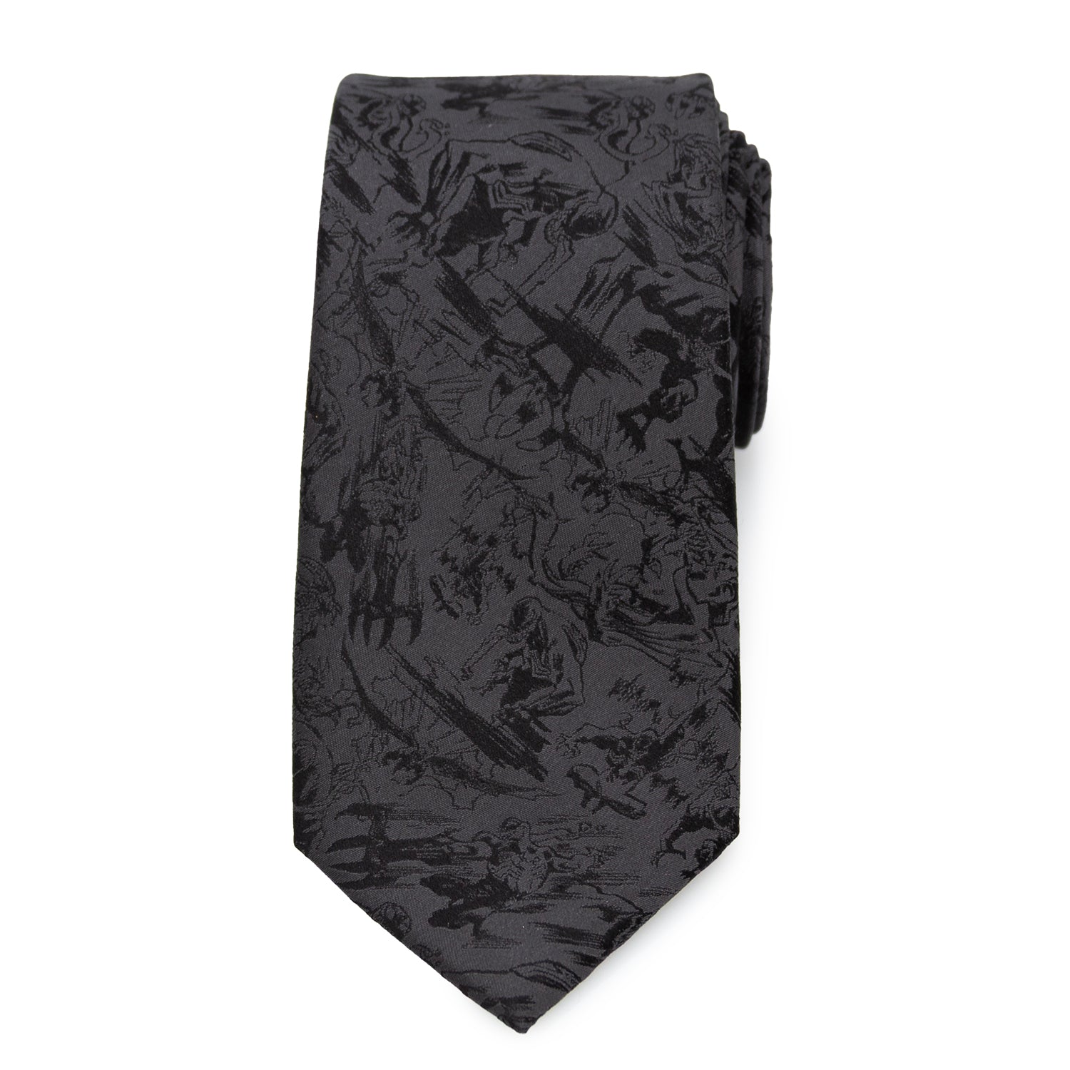 Venom Dark Gray Action Men's Tie Image 4