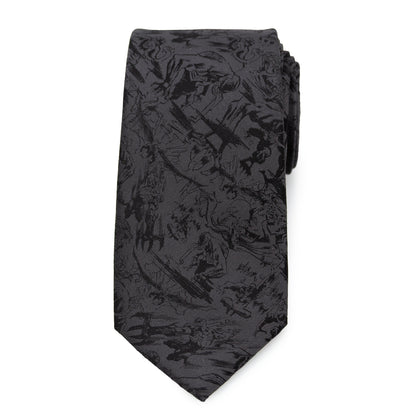 Venom Dark Gray Action Men's Tie Image 4