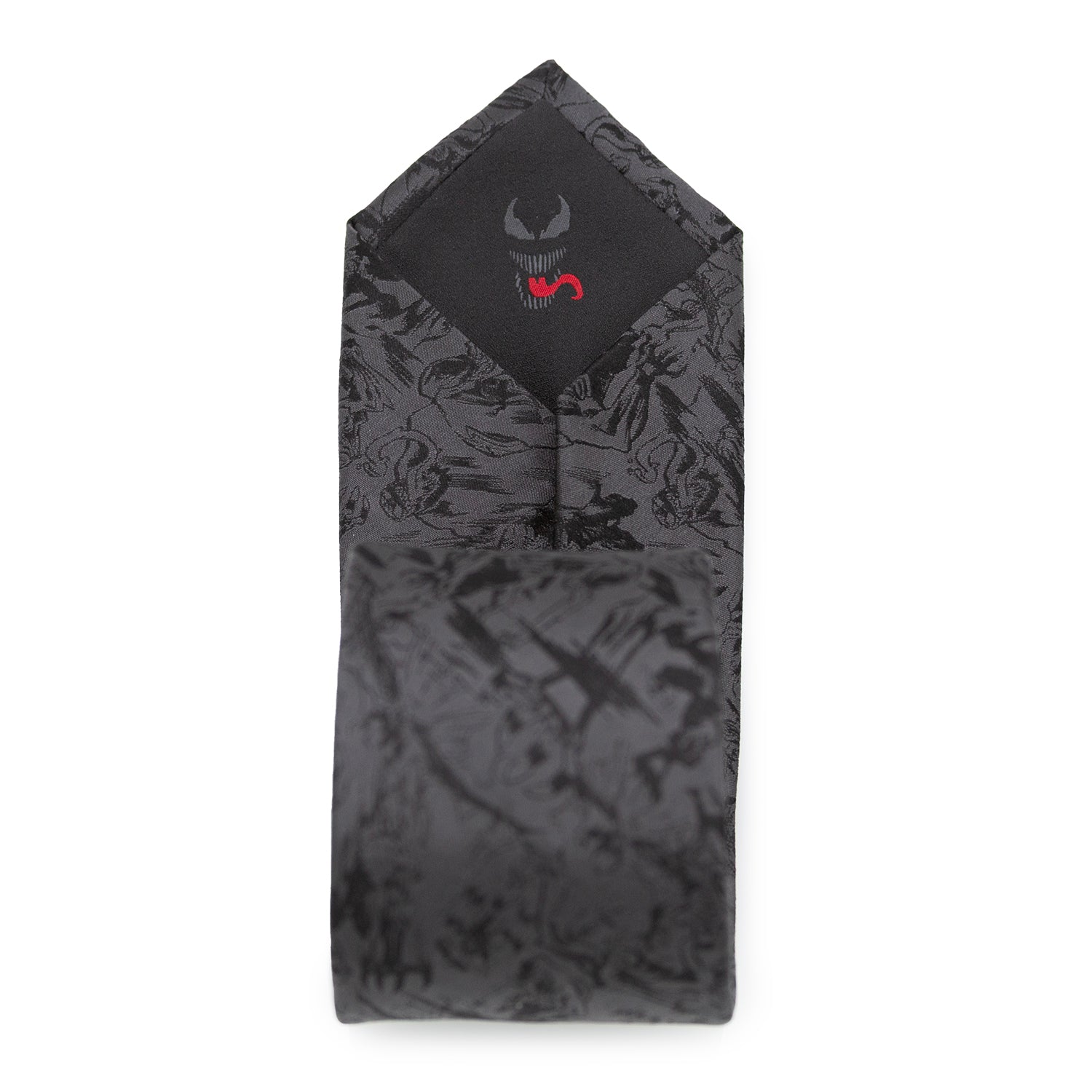 Venom Dark Gray Action Men's Tie Image 5