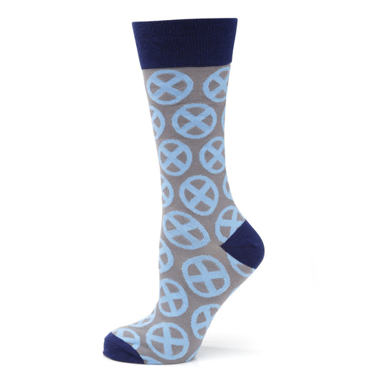 X-Men Symbol Gray Socks Image 1