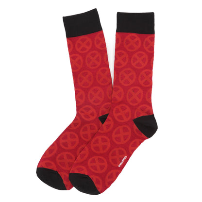 X-Men Symbol Red Socks Image 2