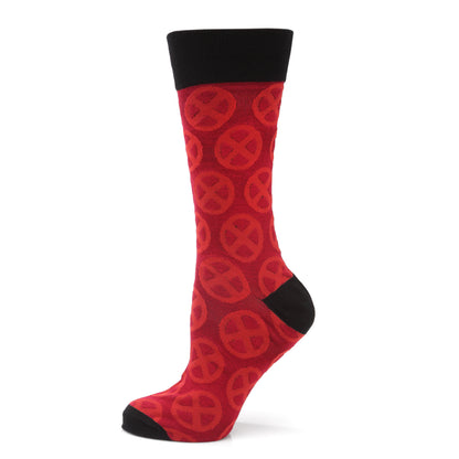 X-Men Symbol Red Socks Image 1