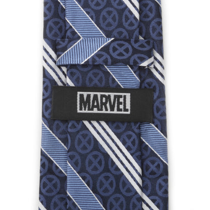 X-Men Symbol Navy Men's Tie Image 4