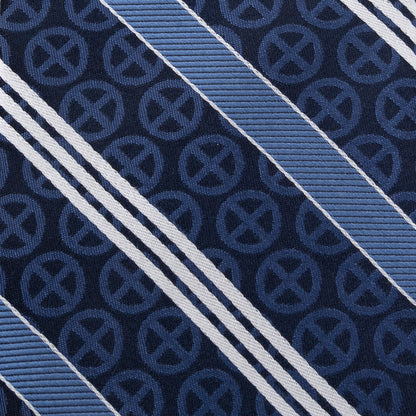 X-Men Symbol Navy Men's Tie Image 5